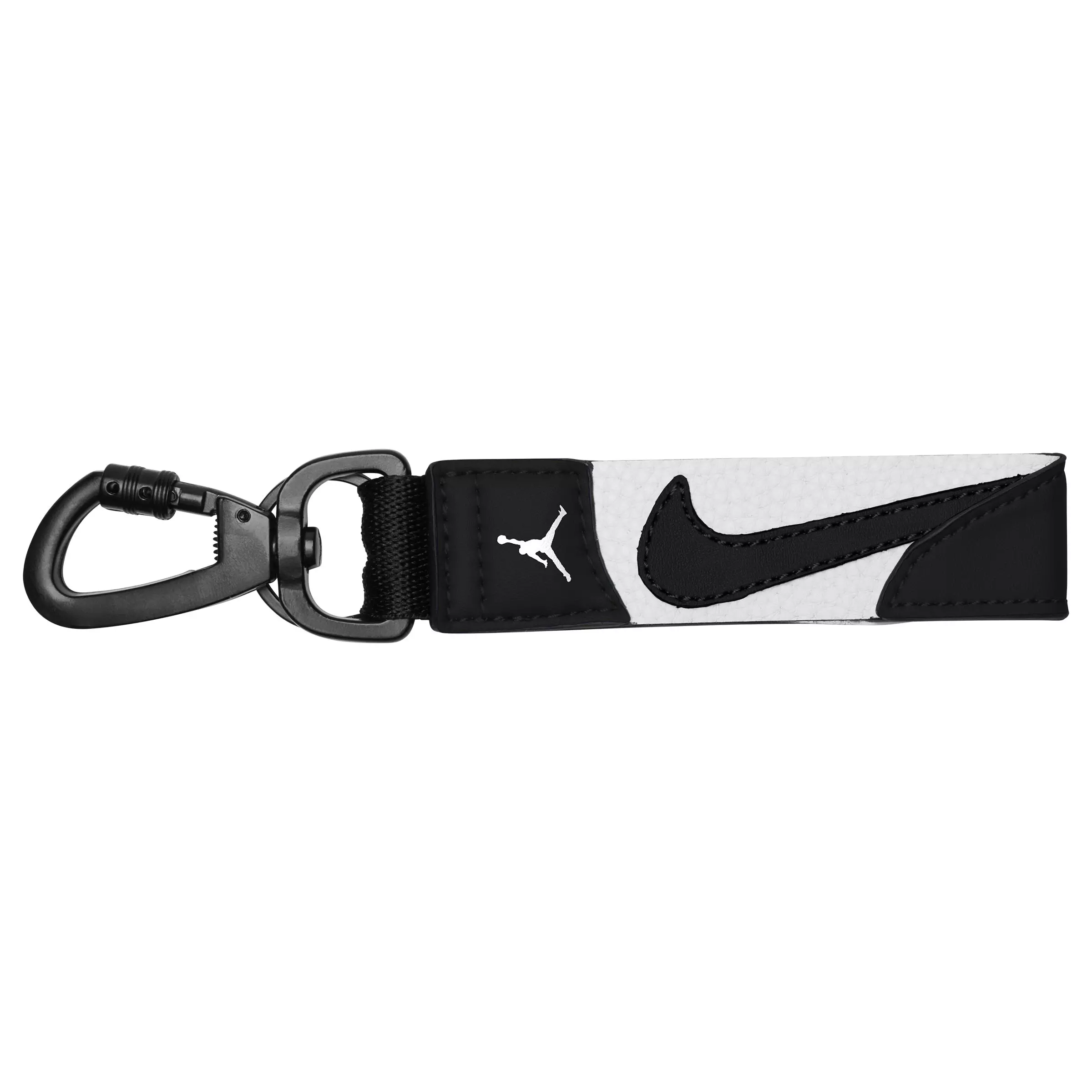 Jordan Trophy Keychain Holder-Black/White